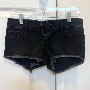 Hollister Black Denim Jean Shorts